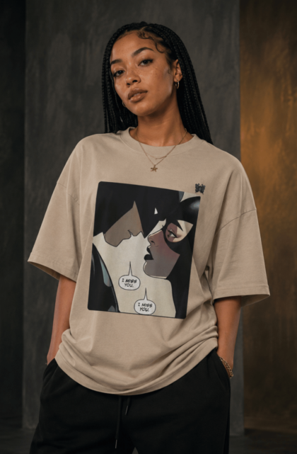 I Miss You Oversized Graphic Tee